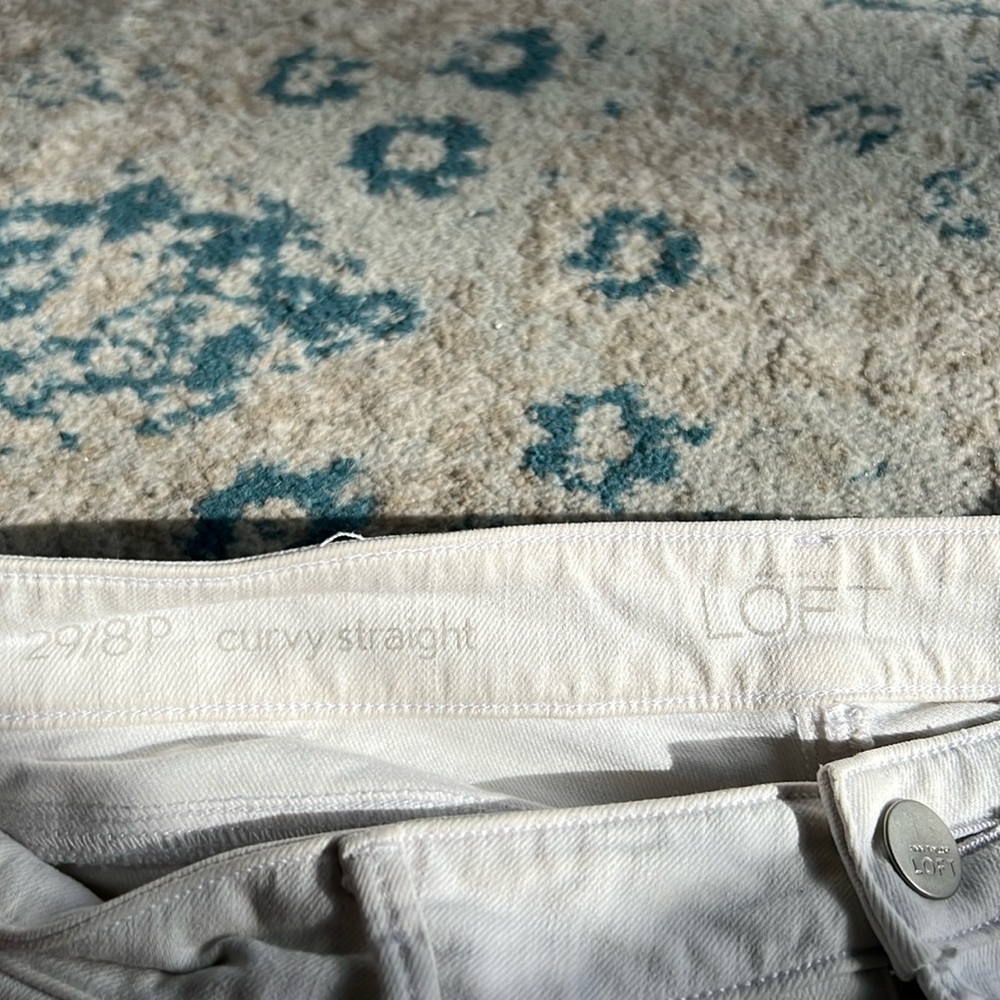 Loft curvy straight petite
